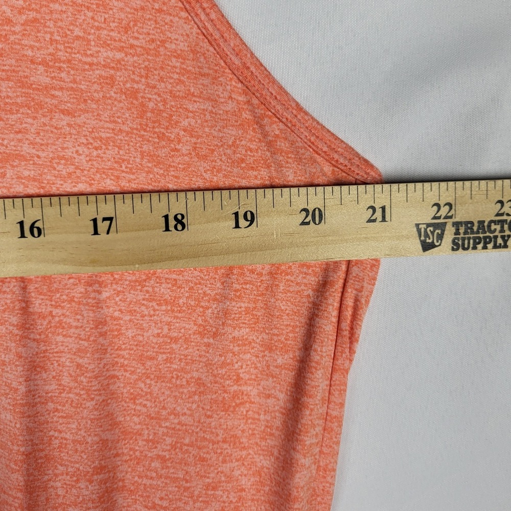 Zyia Active Coral Downtime Jumpsuit Women's XL Orange Jogger Sleeveless Soft - Picture 9 of 12